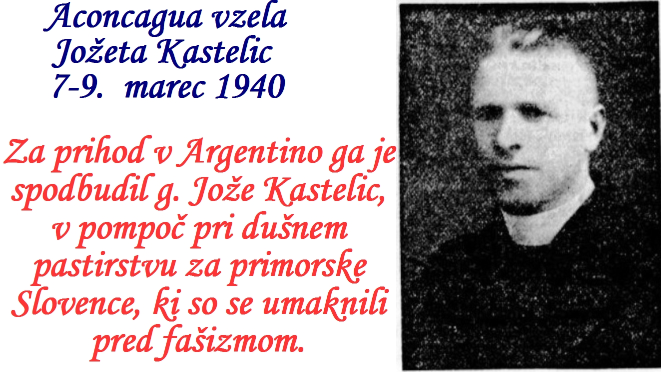 V začetku marca leta 1940 se je v Andih smrtno ponesrečil gospod Kastelic. Tako je Hladnik ostal sam.